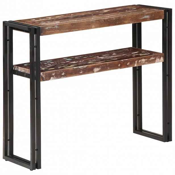 vidaXL Konzolový stolek 90 x 30 x 75 cm masivní recyklované dřevo