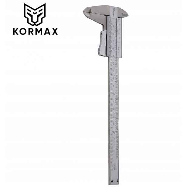 Analogové posuvné měřítko 150 mm S Aretací, kapesní dílenská jednotka V Pouzdru Kormax
