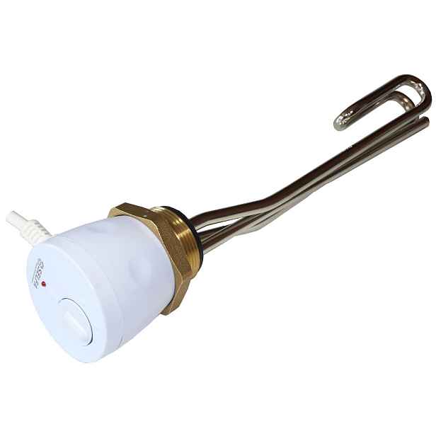 Elektrická patrona 2000 W pro bojlery Elíz 200 - 500 litrů - přídavná elektrická  topná spirála 2kW se závitem 6/4"
