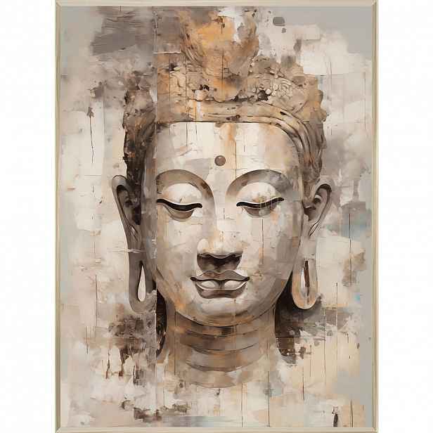 Euroart OBRAZ NA KOVU, buddha, 60/80/4 cm