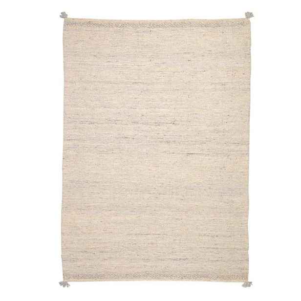 Krémový koberec s příměsí vlny 160x230 cm Carime – Kave Home