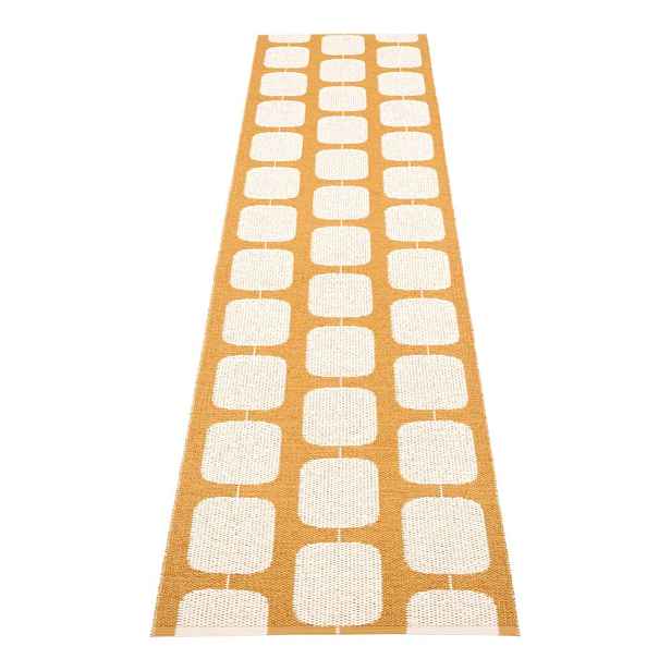 Okrově žluto-krémový vnitřní a venkovní běhoun 70x300 cm Sten Ochre – Pappelina