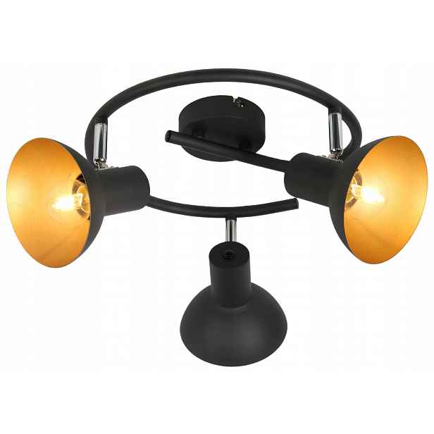 Stropní svítidlo loft černá 3xE27 Diso Candellux