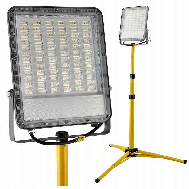 Halogen Led Stavební Stativ Osvětlovač 150W Reflektor 13500lm Čočkový