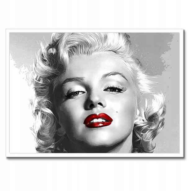 Plakáty v rámu 70x50 Monroe Červené rty