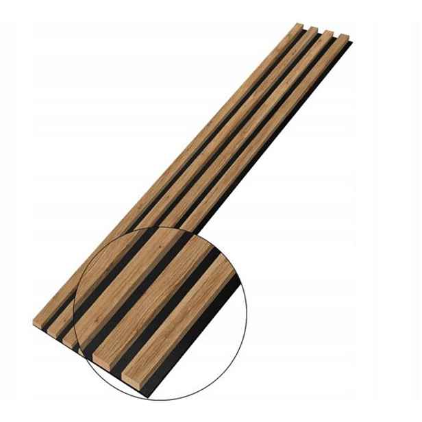 Designový akustický panell Dub Catania - 18 cm - 4 lamely