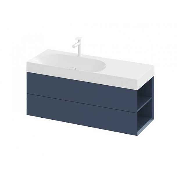 Skříňka pod umyvadlo bez umyvadla Ravak Lite 120x43x45 cm deepsea blue X000001893