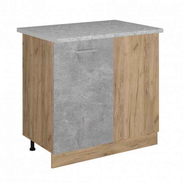 Vicco ROHOVÁ SKŘÍŇKA R-Line Beton 86 cm PD Mramor