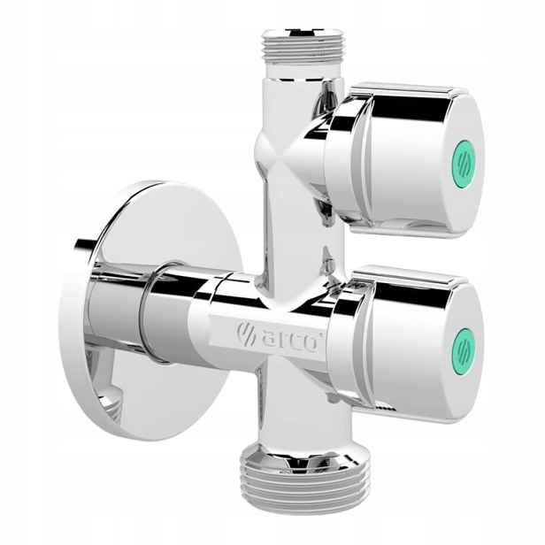 Zawór kątowy Combi 1/2''x3/4''x3/8'' Arco
