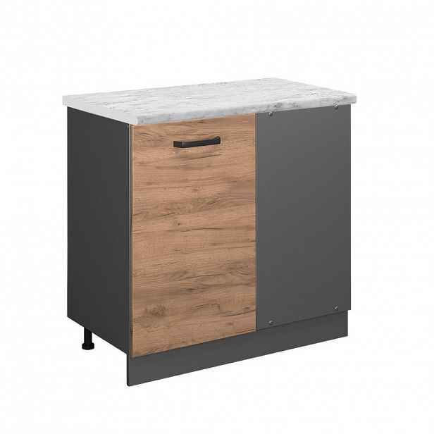 Vicco ROHOVÁ SKŘÍŇKA R-Line Zlatý mocný dub 86 cm PD Mramor