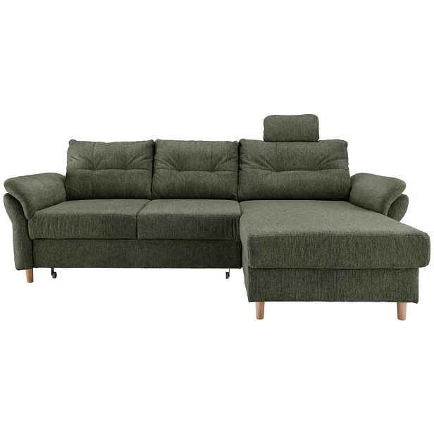 Livetastic ROHOVÁ SEDAČKA, textil, tmavě zelená