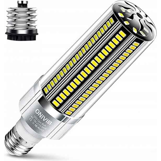 Led žárovka E27 54W 6400lm 6500K Studená bílá jasná garáž Sklad