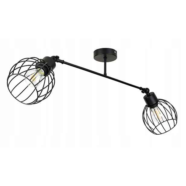 stropní svítidlo s nastavitelným lustrem Loft E27 Drát 2