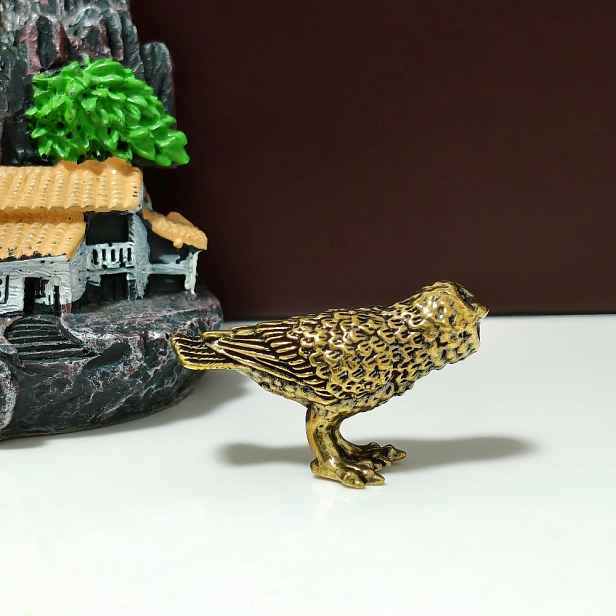 TEMU Mosazná na čaj ve vintage stylu, dekorativní zvířecí figurka, ideální jako vánoční dárky, halloweenské dárky, dárky na Den díkůvzdání, vánoční