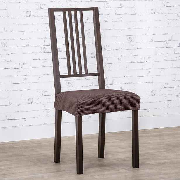 Nueva Textura decoDoma napínací potah strečový NIAGARA čokoládová židle 2 ks 40 x 40 cm