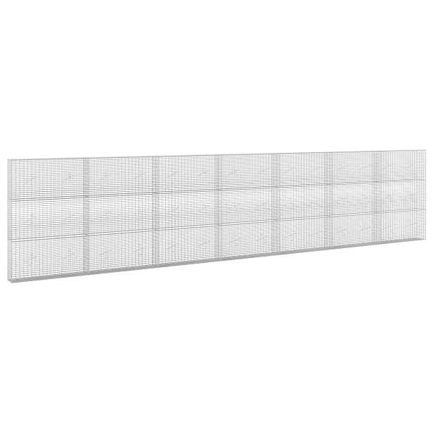 vidaXL Gabion s drátem 5 mm a síťkou 5x2,5 cm 700x20x150 cm