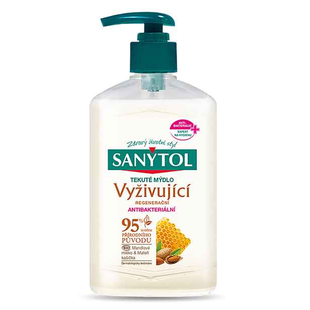 Sanytol antibakteriální mýdlo 250ml Vyživující