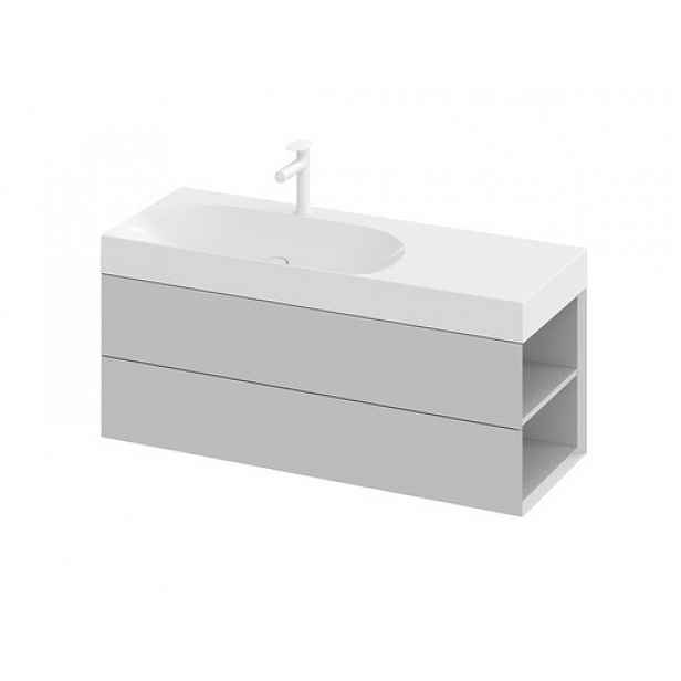 Skříňka pod umyvadlo bez umyvadla Ravak Lite 120x43x45 cm smoke grey X000001895