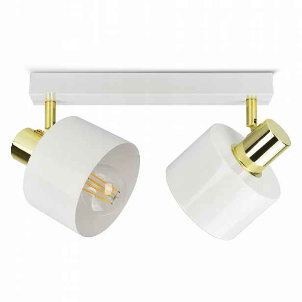 Stropní Svítidlo Lustr Stropní Svítidlo Bílá Zlatá Classic Spot BG2 Led E27