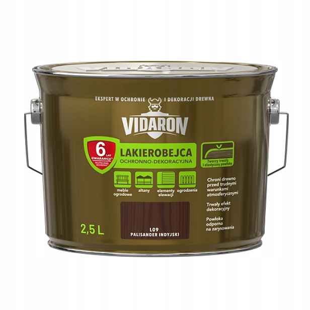 Vidaron Ochranný Lak 2,5 L Palisandr Indický