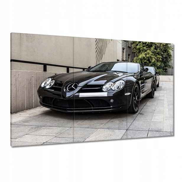 Obrazy 120x80 Černý sportovní Mercedes