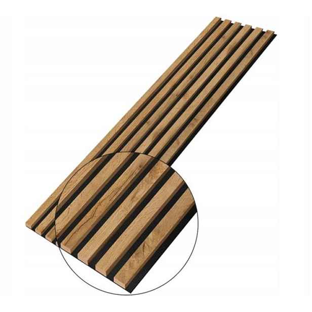 Designový akustický panel Dub Wotan - 28 cm - 6 lamel