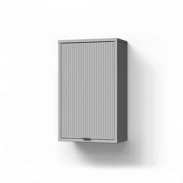Livinity® SKŘÍŇKA DO KOUPELNY ATERNO Šedá 40 x 65 cm se 2 policemi