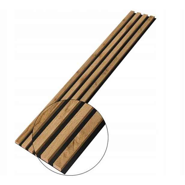 Designový akustický panel Dub Wotan - 18 cm - 4 lamely