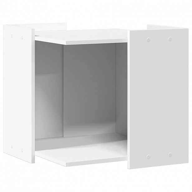 vidaXL Enclosure pro kočičí záchod Bílá 53 x 53 x 51 cm