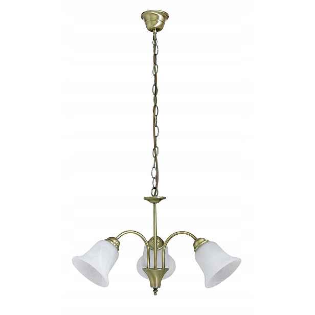 Klasický lustr E14 3x40W, hnědá barva, model 7373 Francesca Rabalux