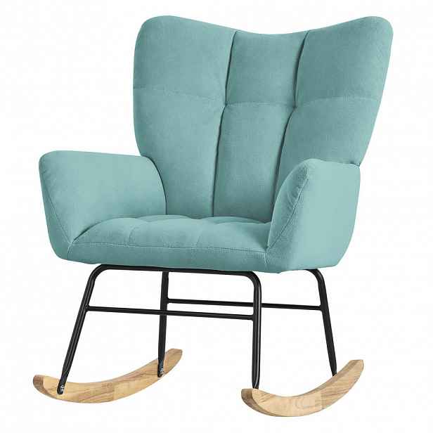 ML-DESIGN HOUPACÍ křeslo ve froté vzhledu, barva šalvěj
