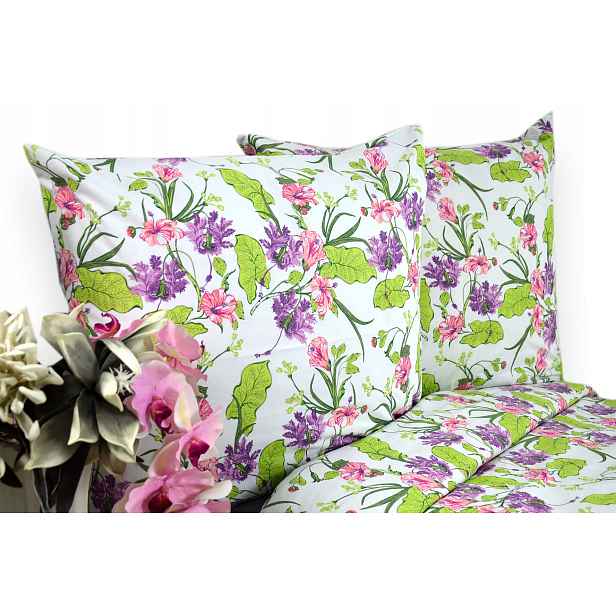 Povlečení bavlna 100% velikost 140x200 Botanický vzor 3562w