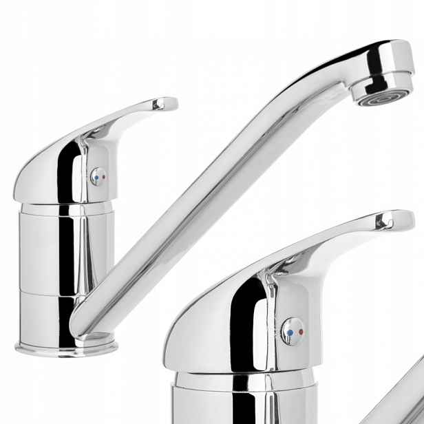 Stojánková dřezová baterie Invena Perea chrom