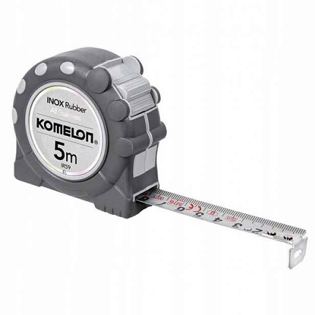 Svinovací metr 8m Komelon [IR85], Inox Rubber