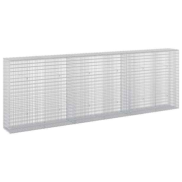 vidaXL Gabion s drátem 5 mm a síťkou 5x2,5 cm 300x30x100 cm