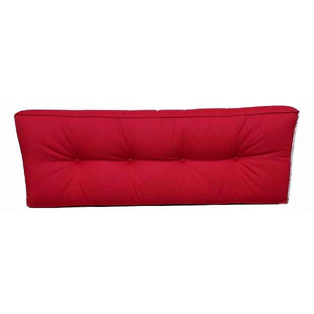 Polštář na Paletu 120x40x20/10 Silver Červený