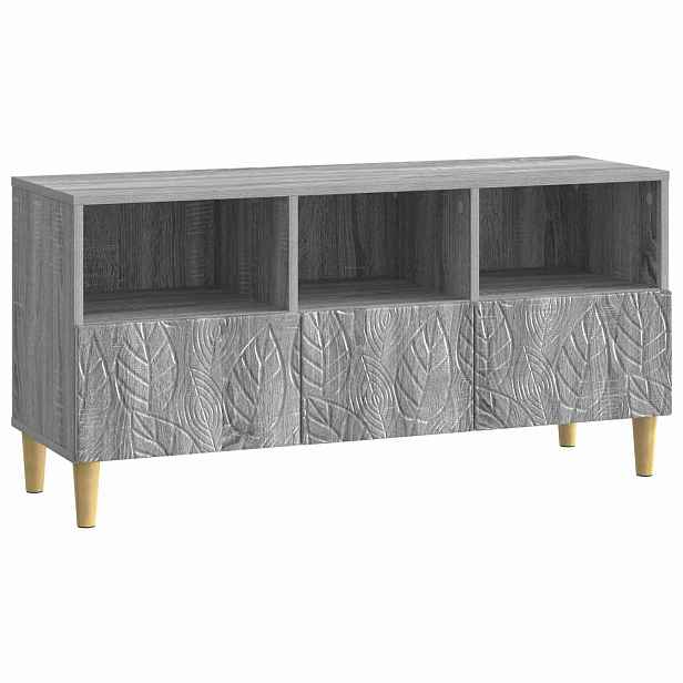 vidaXL Televizní skříň 102 x 34,5 x 50 cm Šedý Sonoma Kompozitní dřevo