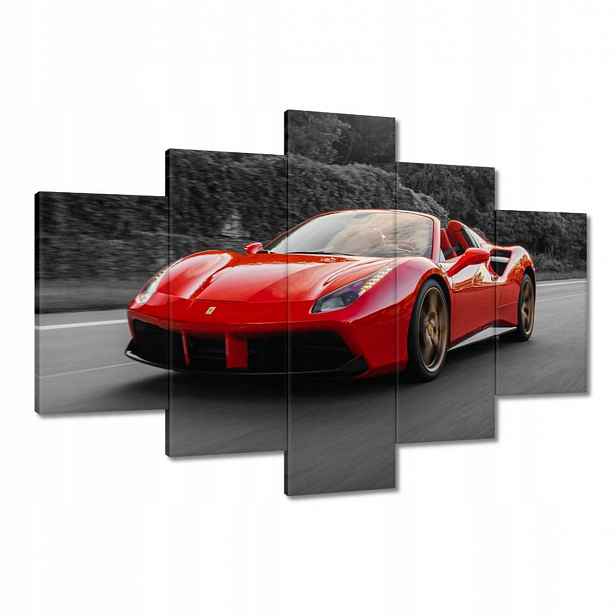 Obrazy 120x80 Červené Ferrari Fura
