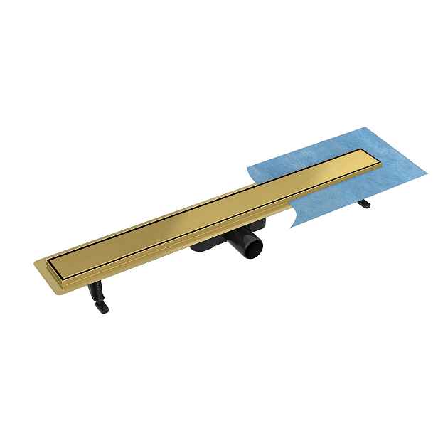 BESCO Olsen Spa  VIRGO ZLOL70VG - Odtokový žlab 70 cm VIRGO DUO GOLD