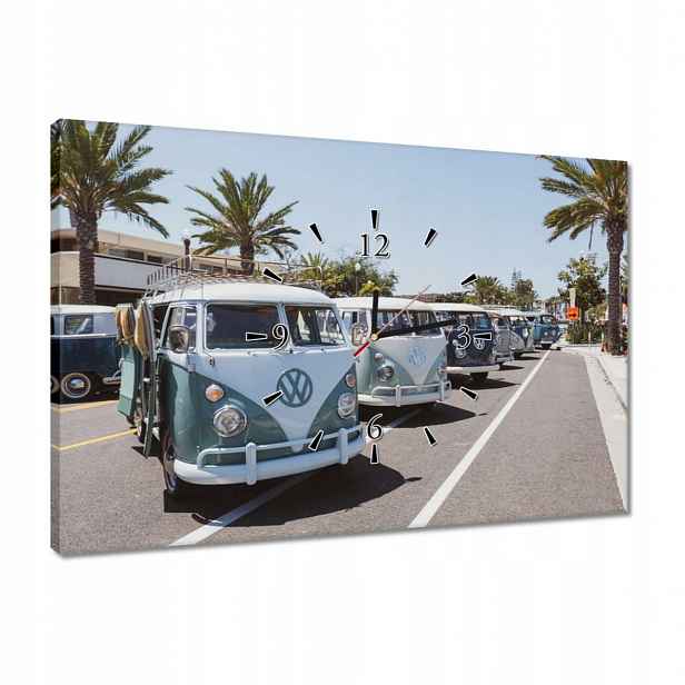 Hodiny 60x40 Volkswagen Transporter Vw