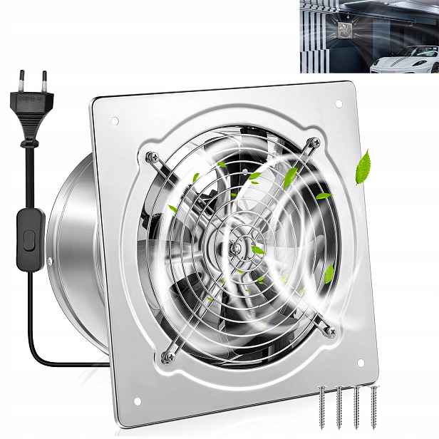 150 mm nástěnný axiální ventilátor fi Tichý Výkonný