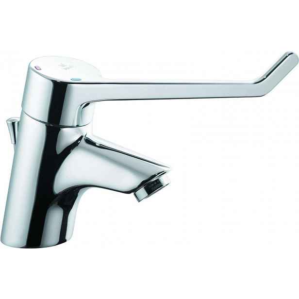 Ideal Standard CeraPlus - Bezpečnostní umyvadlová baterie s odtokovu soupravou (ovládací páka 180 mm), chrom B8219AA