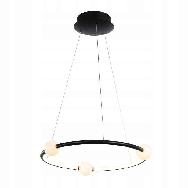 Lausanne Závěsná lampa Černá Moderní kulatá Led 36W 3000K 2100lm IP20