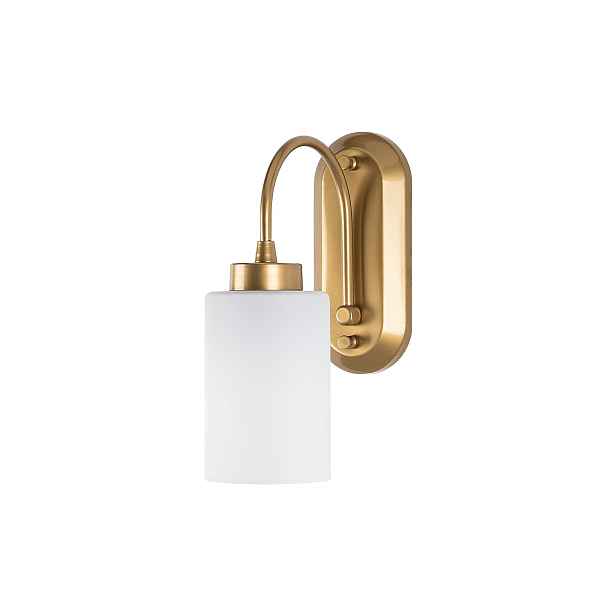 Opviq Nástěnná lampa Hemikilo mléčné sklo/zlatá