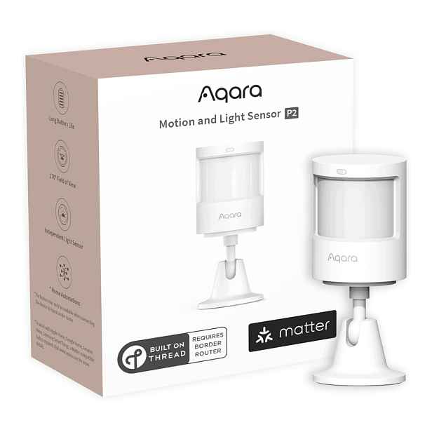 Snímač pohybu a světla P2 Matter Smart Home WiFi 7 m 2v1