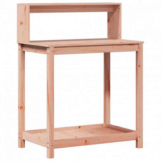 vidaXL Přesazovací stůl s policemi 82,5x50x109,5 cm masivní douglaska
