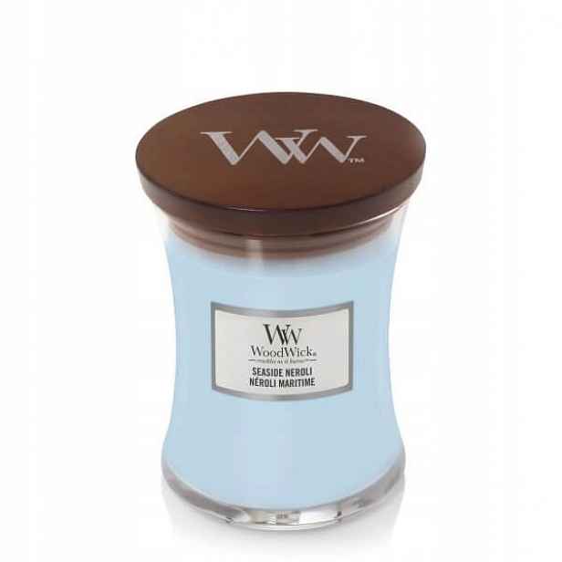 Vonná svíčka Woodwick Střední Seaside Neroli 275 g jako Dárek