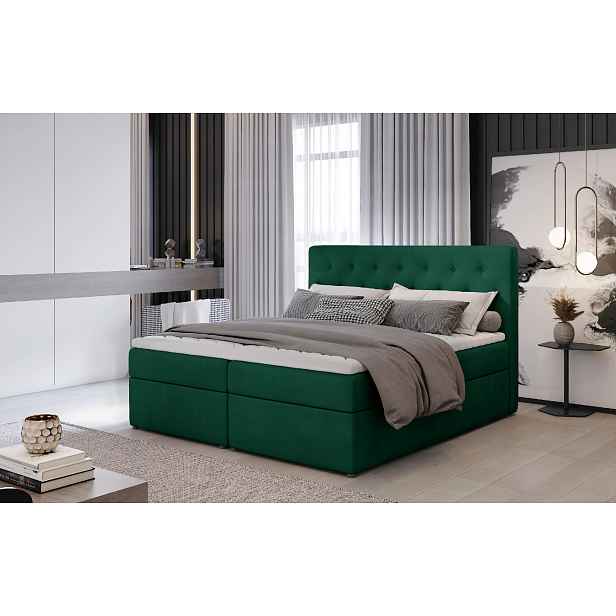 Boxspring Loree Rozměr: 160 x 200 cm, látka: Monolith 37