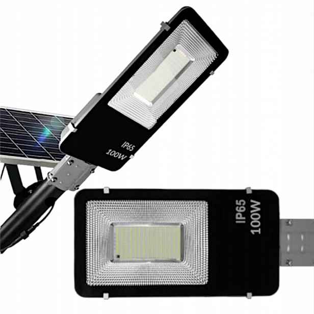 2X Solární Lampa Led Lampa 100W Lampa Na Terasa Balkon Senzor Soumraku Ovladač
