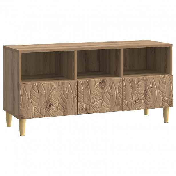 vidaXL Televizní skříň 102 x 34,5 x 50 cm Dub artisan Kompozitní dřevo
